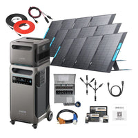 Anker SOLIX F3800 - 3,840Wh / 6,000W Solar Power Station + Anker 400W Solar Panel - Choose Your Custom Bundle | Complete Solar Kit - ShopSolar.com