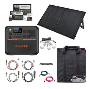 BLUETTI Premium 200 [AC200PL] Portable Power Statio | Complete Solar Generator Kit | 3,500 Cycles | 5‑Year Warranty | Choose Your Bundle - ShopSolar: Complete Solar Kits + Lifetime Customer Support