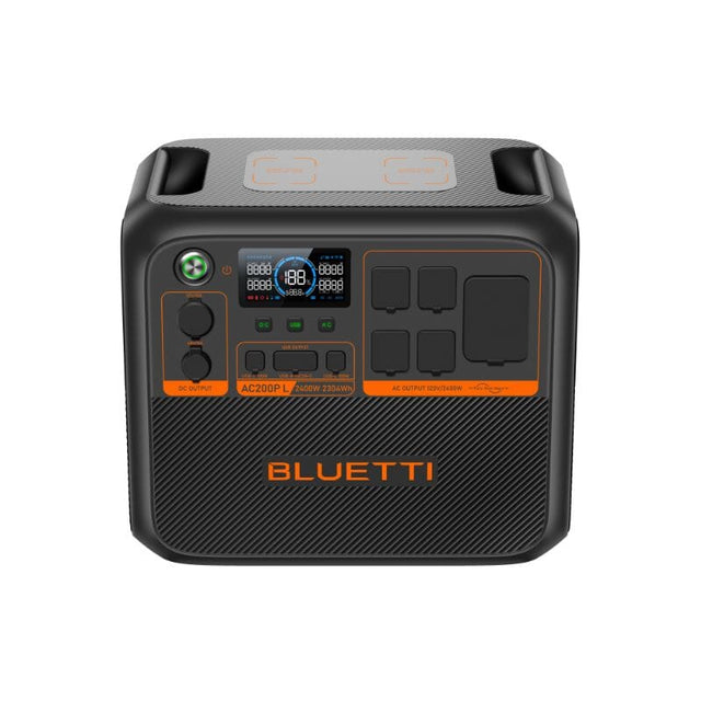 Bluetti AC200PL - 2,400W / 2,304Wh Portable Power Station + Choose Your Custom Your Custom Bundle | Complete Solar Generator Kit - ShopSolar.com