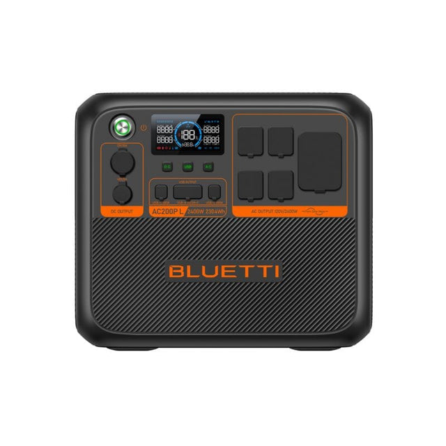 Bluetti AC200PL - 2,400W / 2,304Wh Portable Power Station + Choose Your Custom Your Custom Bundle | Complete Solar Generator Kit - ShopSolar.com