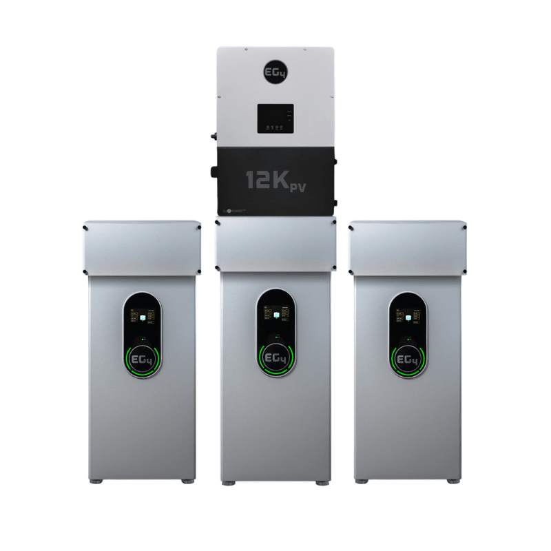 EG4 12kPV Hybrid Inverter + 14.3–42.9kWh Indoor Battery | 12,000W PV Input, 8,000W Output | 120/240V Split Phase | Modular ESS | 10-Year Warranty - ShopSolar: Complete Solar Kits + Lifetime Customer Support