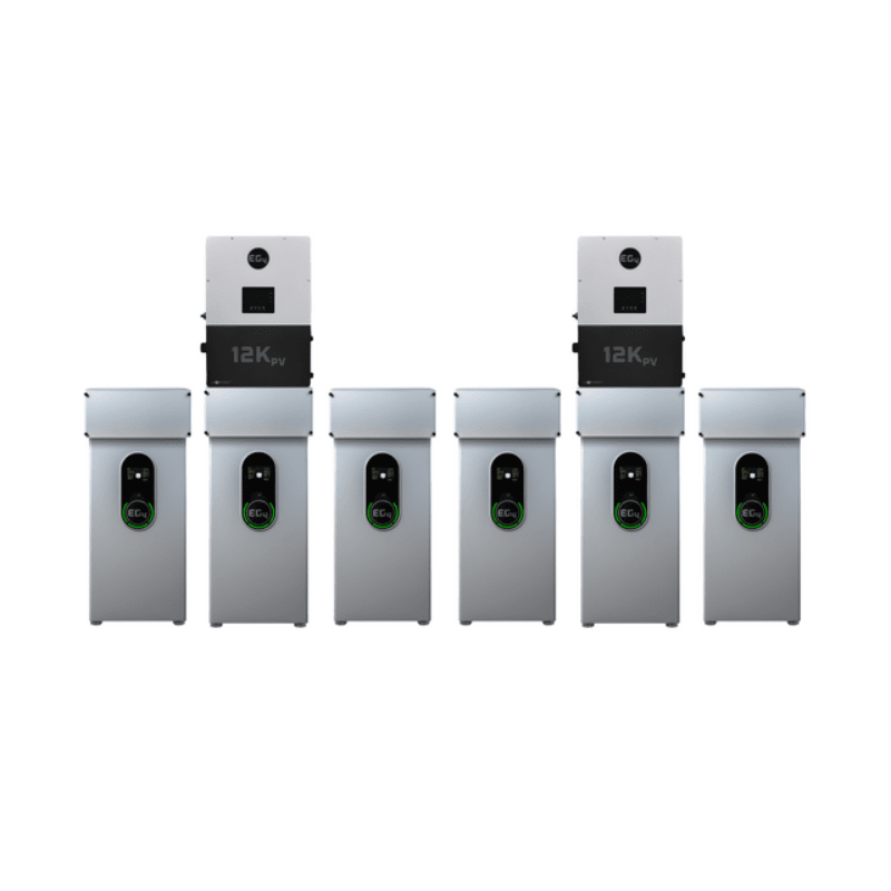 2 EG4 12kPV + 6 x EG4-WallMount Indoor Battery | 85.8kWh Capacity