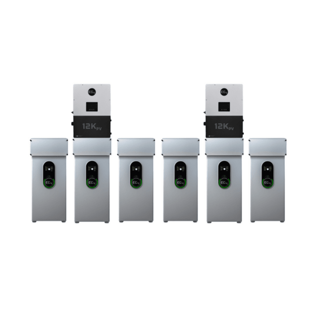 EG4 12kPV Hybrid Inverter + 14.3–42.9kWh Indoor Battery | 12,000W PV Input, 8,000W Output | 120/240V Split Phase | Modular ESS | 10-Year Warranty - ShopSolar: Complete Solar Kits + Lifetime Customer Support