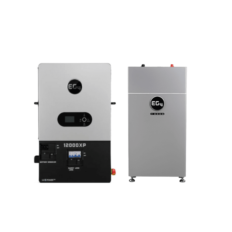 EG4 12K XP Inverter & 314Ah Wallmount Indoor Battery Bundle | 48V Off-Grid Power | Smart BMS + Self-Heating | 10-Year Warranty - ShopSolar: Complete Solar Kits + Lifetime Customer Support