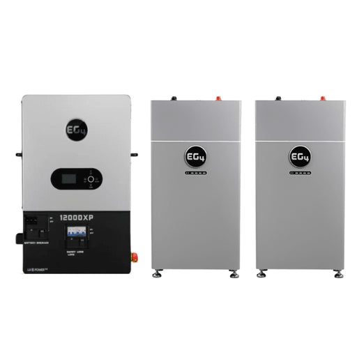 EG4 12K XP Inverter & 314Ah Wallmount Indoor Battery Bundle | 48V Off-Grid Power | Smart BMS + Self-Heating | 10-Year Warranty - ShopSolar: Complete Solar Kits + Lifetime Customer Support