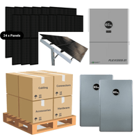 2 x EG4 WallMount OUTDOOR [28.6kWh] - Premium - Closed Loop - Code Compliant / Ground Mount - Seasonal Adjust [SkyRack HD]