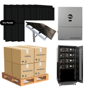 7.92kW Complete Solar Kit - EG4 FlexBoss18 Inverter - 20-32kWh Lithium Battery [SELECT PLUS]