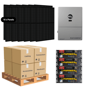 7.92kW Complete Solar Kit - EG4 FlexBoss18 Inverter - 20-32kWh Lithium Battery [SELECT PLUS]