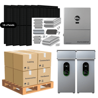 7.38kW Complete Solar Power System + EG4 FlexBOSS18 + [20.48kWh - 28.6kWh Lithium Battery Bank] + 18 x 410W Solar Panels + Setup Schematic [BPK-PLUS]