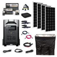 EcoFlow DELTA PRO 120V Solar Kits - 3,600Wh / 3,600W Power Station + Choose Solar Panel Bundle | 5-Year Warranty | #1 Complete Solar Kit Option - ShopSolar.com