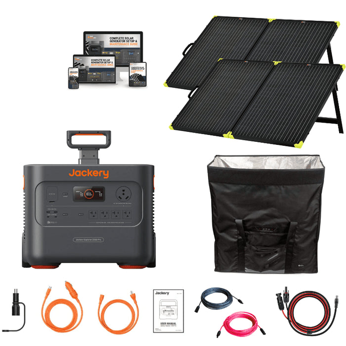 Jackery Explorer 3000 Pro | 3024Wh / 3000WPortable Power Station + Choose Your Custom Bundle | Complete Solar Kit - ShopSolar.com