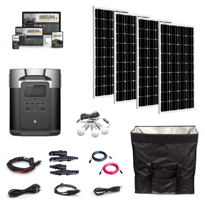 EcoFlow Delta Max + 1x 160W Solar Panel Solar Generator Kit