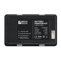 Rich Solar 500A Battery Monitor With Shunt | 8~120V Automotive Monitor for RV Battery - ShopSolar.com