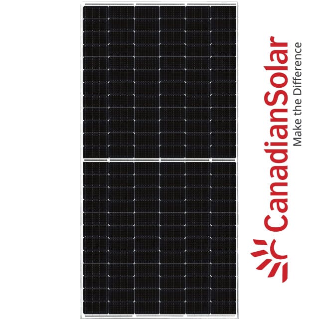 Canadian Solar 600W N-Type TOPCon Bifacial Solar Panel | Up to 720W Bifacial | CS6W-600TB-AG