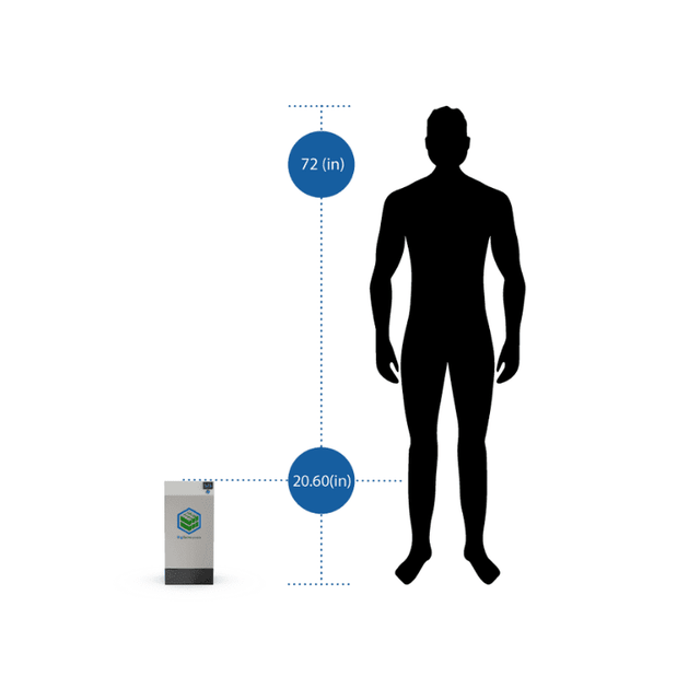 BigBattery 5.3KwH 48V [HSKY] Powerwall LiFePO4 | 5,300wH / 103AH 48V Lithium Solar Battery - ShopSolarKits.com