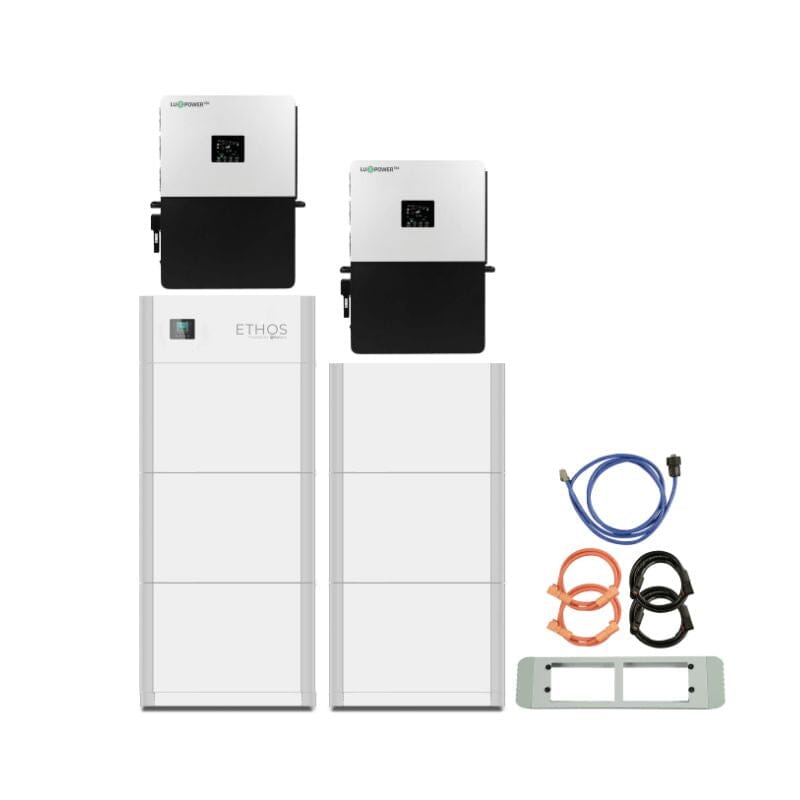 6 x Modules [30.7KWH] + 2 × LUXPOWER 6KW Inverter