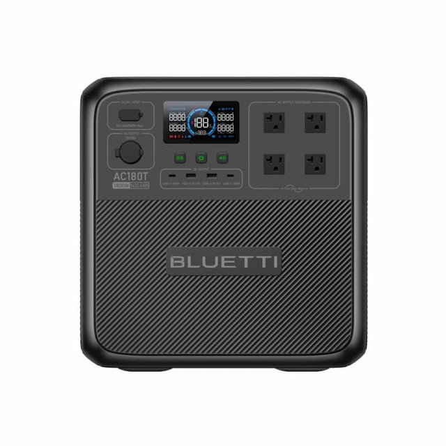 Bluetti AC180T 1433Wh / 1800W Portable Power Station - ShopSolar.com