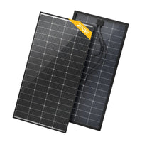 BougeRV 200W 12V 10BB Mono Bifacial Solar Panel