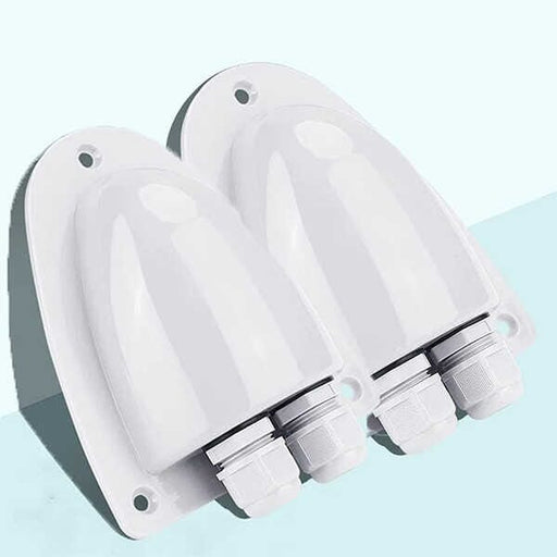 BougeRV ABS Solar Double Cable Entry Gland Box - ShopSolar.com