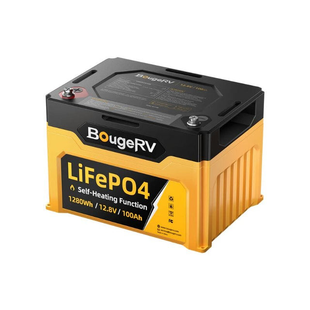 BougeRV 12V 100Ah LiFePO4 Battery - ShopSolar.com