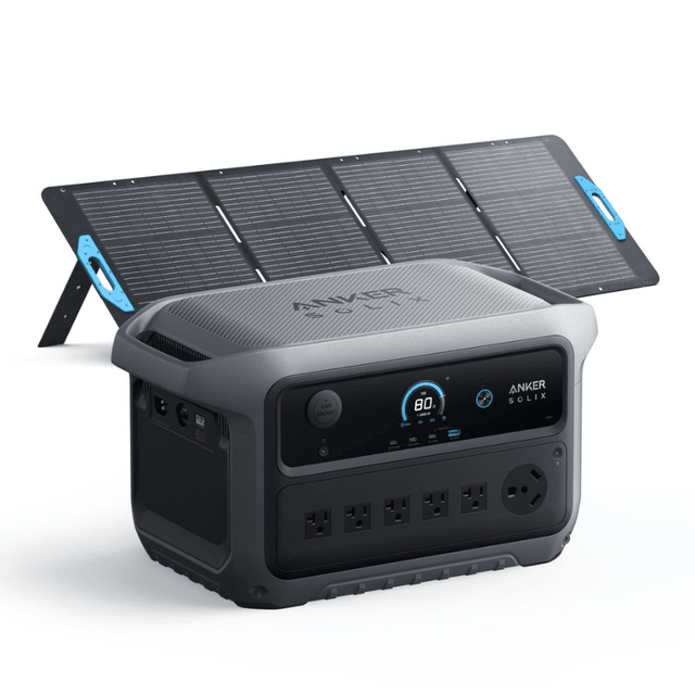 Anker SOLIX C2000 Gen2 Portable Power Station | 2,048Wh / 2,400W (4,000W Peak) | 58-Min UltraFast Recharge | Expandable to 4kWh | Choose Your Bundle | 5-Year Warranty - ShopSolar: Complete Solar Kits + Lifetime Customer Support