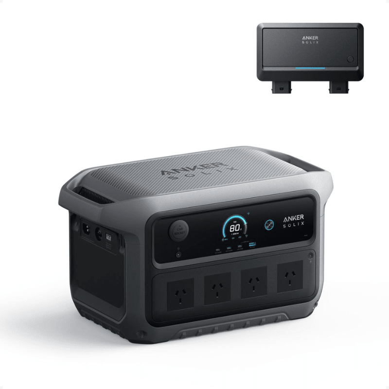 Anker SOLIX C2000 Gen2 Portable Power Station | 2,048Wh / 2,400W (4,000W Peak) | 58-Min UltraFast Recharge | Expandable to 4kWh | Choose Your Bundle | 5-Year Warranty - ShopSolar: Complete Solar Kits + Lifetime Customer Support
