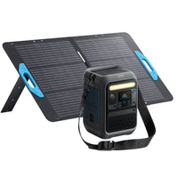 Anker SOLIX C300X 288Wh / 300W Portable Power Station + Choose Custom Solar Panel Bundle Option | 3-Year Warranty | Complete Solar Kit