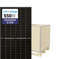CW Energy 302.5kW Container – 620 x 550W Bifacial Solar Panels | CWT550-144PMB10 | 21.3% Efficiency | Self-Cleaning Glass | 30-Year Performance Warranty - ShopSolar.com