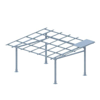 CRX Carport - Residential | Steel | All-Black | 12-Panels Per Carport | Fully Expandable - ShopSolar.com