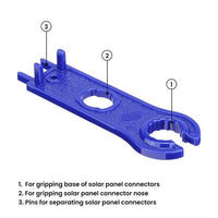 BougeRV Solar Connectors kits(6 Pairs Male/Female &1 pair of spanners) - ShopSolar.com