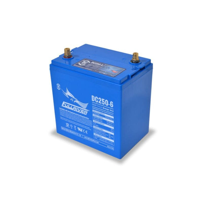 Full River Batteries 6V 250Ah (C20) Deep Cycle AGM Battery | DC250-6 - ShopSolar.com