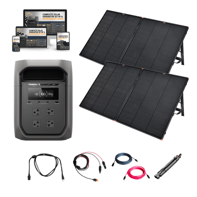 EcoFlow DELTA 3 Max – 2,048Wh / 2,400W Portable Power Station + Choose Custom Solar Panel Bundle Option | 5-Year Warranty | Complete Solar Kit - ShopSolar: Complete Solar Kits + Lifetime Customer Support