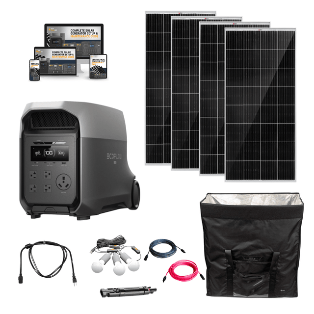 EcoFlow DELTA 3 Ultra – 3,072Wh / 3,600W Portable Power Station + Choose Custom Solar Panel Bundle Option | 5-Year Warranty | Complete Solar Kit - ShopSolar: Complete Solar Kits + Lifetime Customer Support