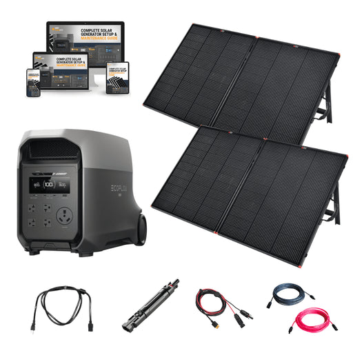 EcoFlow DELTA 3 Ultra – 3,072Wh / 3,600W Portable Power Station + Choose Custom Solar Panel Bundle Option | 5-Year Warranty | Complete Solar Kit - ShopSolar: Complete Solar Kits + Lifetime Customer Support