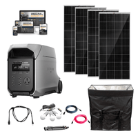 DELTA 3 ULTRA Plus Basecamp Kit [4 x 200W Rigid Solar Panel + EMP Bag]