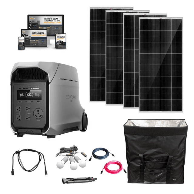 EcoFlow DELTA 3 Ultra Plus – 3,072Wh / 3,600W Portable Power Station + Smart Output Priority Tech | Expandable to 11kWh | 5-Year Warranty | Complete Solar Kit - ShopSolar: Complete Solar Kits + Lifetime Customer Support