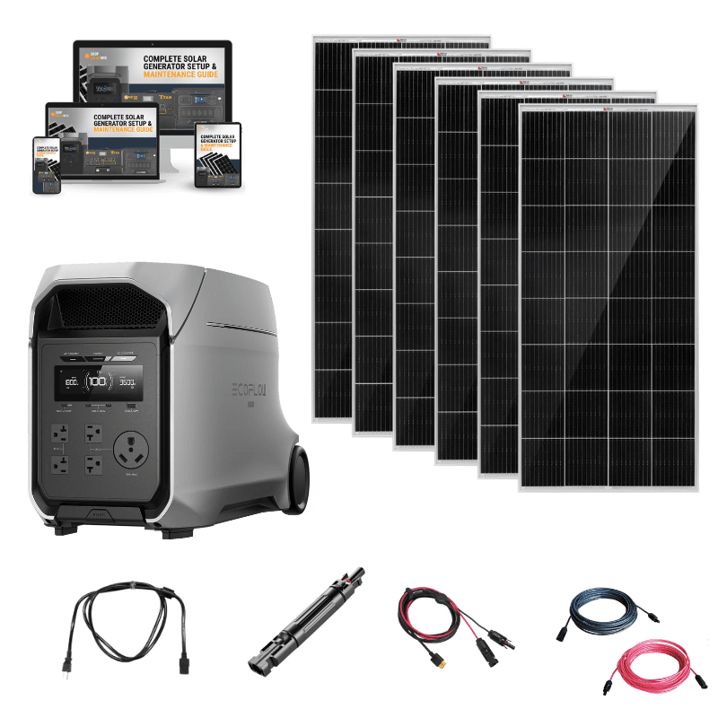 DELTA 3 ULTRA Plus Hex Kit [6 x 200W Rigid Solar Panel]
