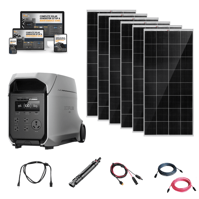 EcoFlow DELTA 3 Ultra Plus – 3,072Wh / 3,600W Portable Power Station + Smart Output Priority Tech | Expandable to 11kWh | 5-Year Warranty | Complete Solar Kit - ShopSolar: Complete Solar Kits + Lifetime Customer Support