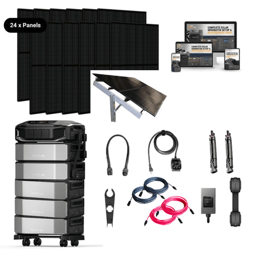 EF DELTA PRO [ULTRA-X] - 12kW–24kW Output + 12-48kWh Battery Bank | Choose Your Bundle | 5-Year Warranty | Complete Solar Kit - ShopSolar: Complete Solar Kits + Lifetime Customer Support