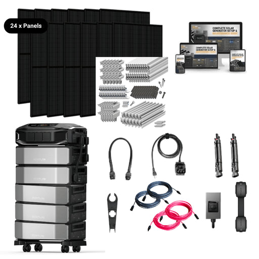 EF DELTA PRO [ULTRA-X] - 12kW–24kW Output + 12-48kWh Battery Bank | Choose Your Bundle | 5-Year Warranty | Complete Solar Kit - ShopSolar: Complete Solar Kits + Lifetime Customer Support