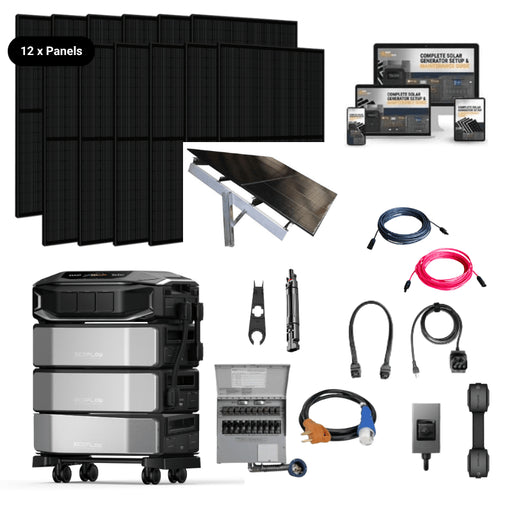 EF DELTA PRO [ULTRA-X] - 12kW–24kW Output + 12-48kWh Battery Bank | Choose Your Bundle | 5-Year Warranty | Complete Solar Kit - ShopSolar: Complete Solar Kits + Lifetime Customer Support