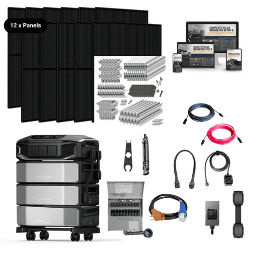 EF DELTA PRO [ULTRA-X] - 12kW–24kW Output + 12-48kWh Battery Bank | Choose Your Bundle | 5-Year Warranty | Complete Solar Kit - ShopSolar: Complete Solar Kits + Lifetime Customer Support
