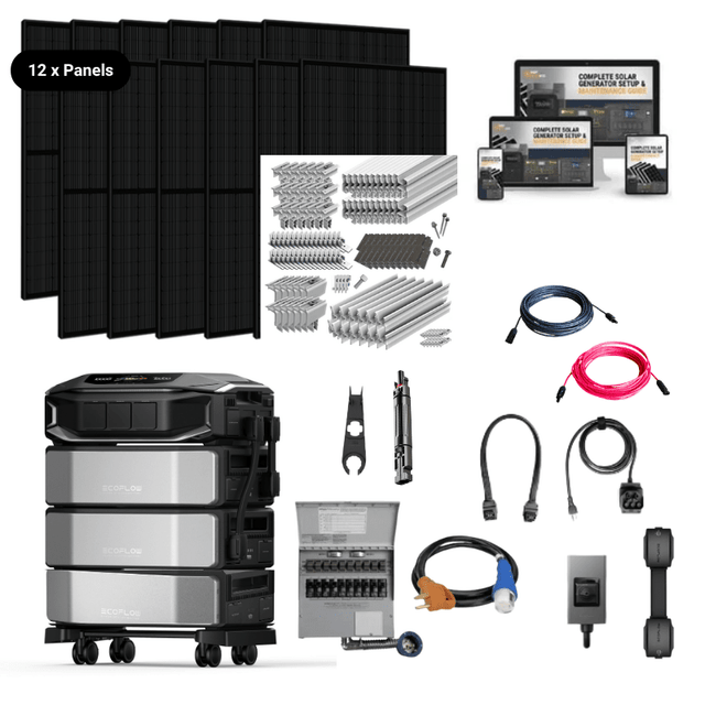 EF DELTA PRO [ULTRA-X] - 12kW–24kW Output + 12-48kWh Battery Bank | Choose Your Bundle | 5-Year Warranty | Complete Solar Kit - ShopSolar: Complete Solar Kits + Lifetime Customer Support