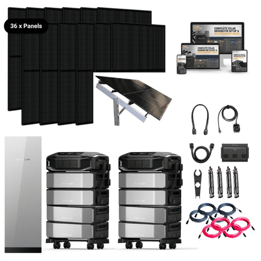 EF DELTA PRO [ULTRA-X] - 12kW–24kW Output + 12-48kWh Battery Bank | Choose Your Bundle | 5-Year Warranty | Complete Solar Kit - ShopSolar: Complete Solar Kits + Lifetime Customer Support