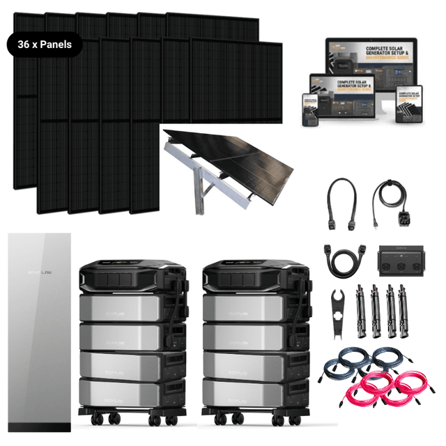EF DELTA PRO [ULTRA-X] - 12kW–24kW Output + 12-48kWh Battery Bank | Choose Your Bundle | 5-Year Warranty | Complete Solar Kit - ShopSolar: Complete Solar Kits + Lifetime Customer Support