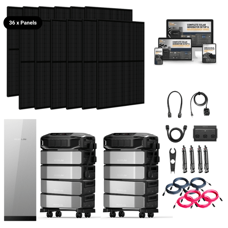 ULTRA-X Pro Kit [36 x 410W Panels + 8 x Battery + Smart Home Panel 3] - [48KWH] / I'll Handle My Own Racking