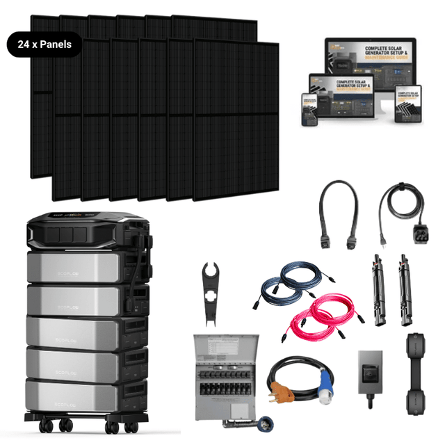 EF DELTA PRO [ULTRA-X] - 12kW–24kW Output + 12-48kWh Battery Bank | Choose Your Bundle | 5-Year Warranty | Complete Solar Kit - ShopSolar: Complete Solar Kits + Lifetime Customer Support