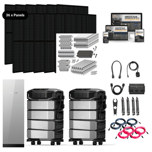 EF DELTA PRO [ULTRA-X] - 12kW–24kW Output + 12-48kWh Battery Bank | Choose Your Bundle | 5-Year Warranty | Complete Solar Kit - ShopSolar: Complete Solar Kits + Lifetime Customer Support