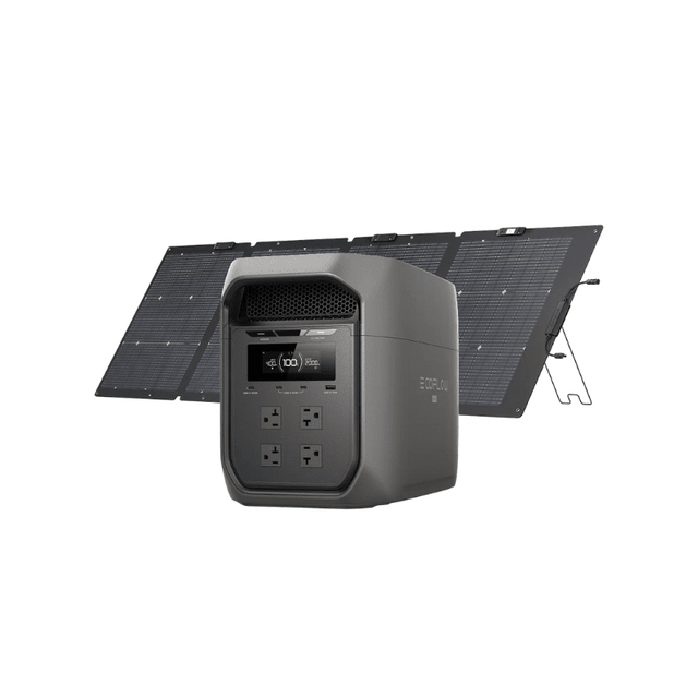 EcoFlow DELTA 3 Max – 2,048Wh / 2,400W Portable Power Station + Choose Custom Solar Panel Bundle Option | 5-Year Warranty | Complete Solar Kit - ShopSolar: Complete Solar Kits + Lifetime Customer Support