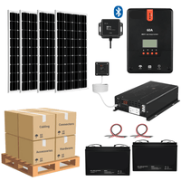 2 x 100ah Lithium [2.56kWh] / 4 x 200W Rigid Solar Panels